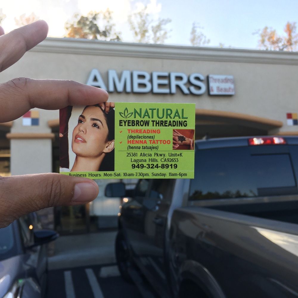 Natural Eyebrow Threading